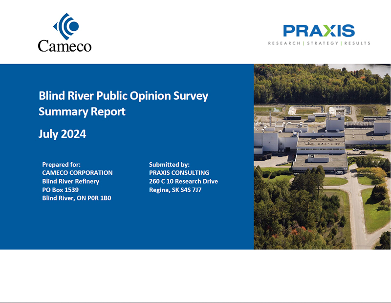 2024 Blind River Refinery - Public Opinion Survey - Summary